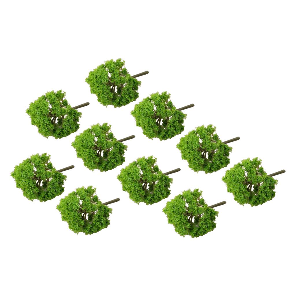 Architectural Model Tree Scenery Layout Plastic Accessories 10PC Garden