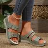 Plus Size Shoes for Women 36-42 Summer Fashion Wedges Comfortable Slippers Casual Platform Slip On Sandals Beach Footwear