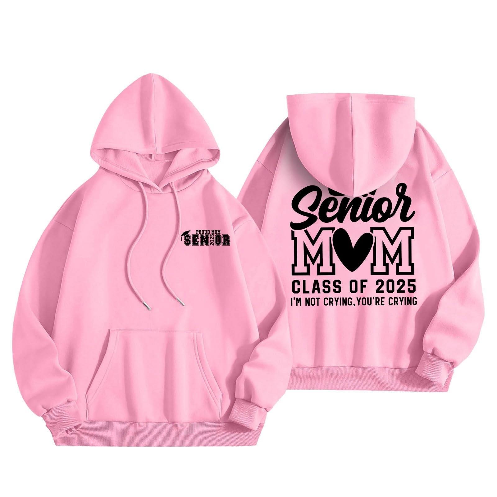 

Женская мода легкий длинный рукав пуловер толстовки с капюшоном с карманами графическая толстовка XXXL розовый