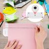 Portable Paper Cutter 12 Inch Paper Slicer Scrapbooking Tool with Security Safeguard and Side Ruler for Craft Paper A4 A5 Paper