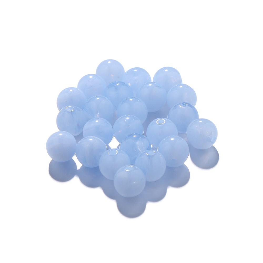 100-200Pcs Colorful Round Imitation Natural Stone Bead Loose Spacer Bead For DIY Necklace Bracelet Jewelry Making Supplies