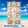 Fantasy Magic Theme Beach Towel Personalized Custom Name & Text Soft Quick Dry Beach Towel for Swimming Travel