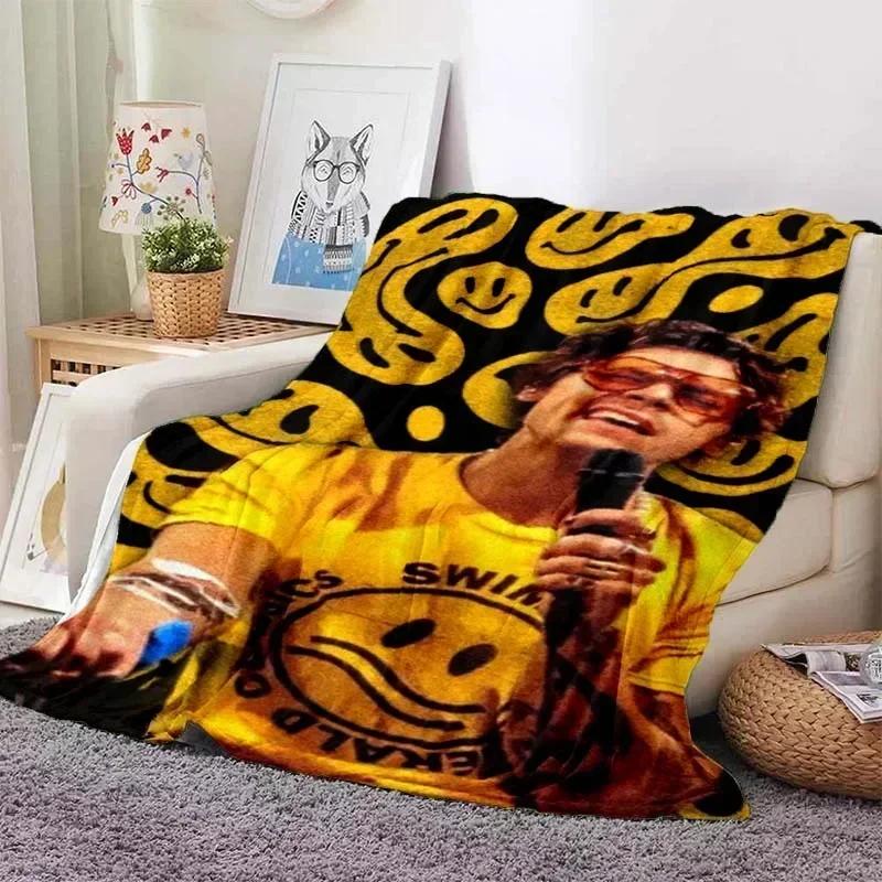 Harrystyles Flanella Morbida Coperta Calda Coperte Retrò per Letti Camera da Letto Soggiorno Coperta per Divano Coperta da Viaggio Picnic