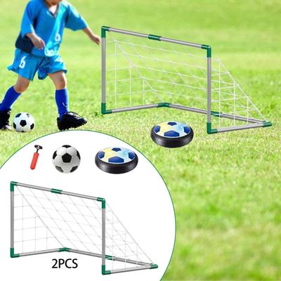 Porterías de Fútbol Infantiles para Patio Trasero 2 Piezas Red con Balón, Bomba Fútbol Viaje