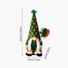 Christmas Gnomes Decorations Green Cute Doll Home Decor Swedish Tomte Gnomes Faceless Doll for Desk Table Shelf Mantel Tiered