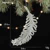 Christmas Ornament Acrylic Sequin Christmas Tree Pendants Snowflake Christmas Supplies Hanging Ornament