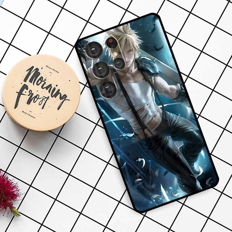 

Final Fantasy VII Case For Samsung Galaxy S25 Ultra S23 S22 S21 S20 S24 Ultra S9 S10 Plus S25 FE Phone Cover Galaxy S25 FE