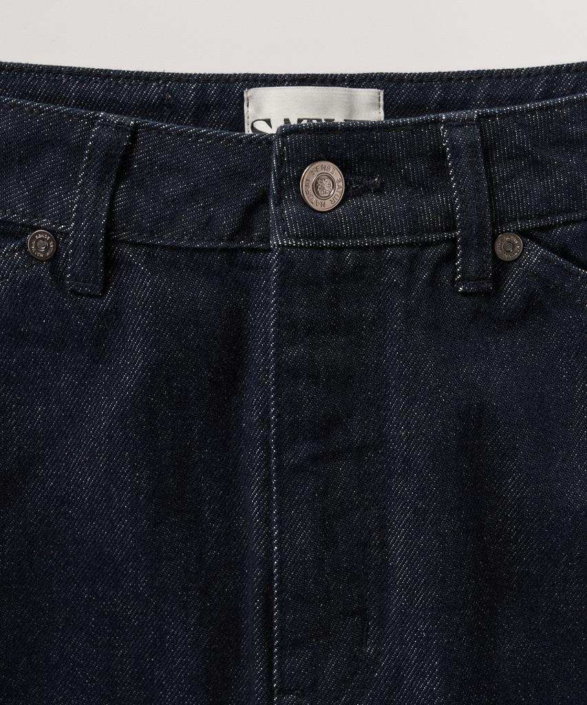 Seteo (W) Maradi Denim Midi Skirt Indigo Blue