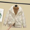 Winter Women's Short Down Jacket Female Warm Solid Color Large Size Loose Cotton Coat