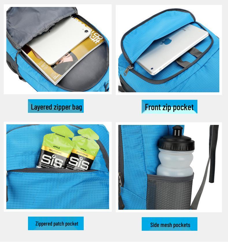 Ultralight Foldable Water-Resistant Hiking & Travel Backpack