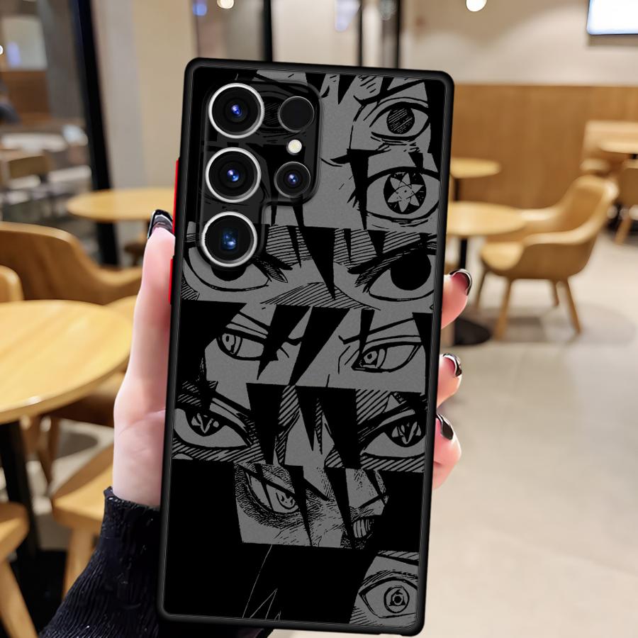 Animatie Uchiha It Hoesje voor Samsung Galaxy S20 S21 FE S22 Plus S23 Ultra S8 S9 Note 20 10 S24 S25 Zachte Cover