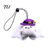 Plush Cat Neck Decoration Halloween Pet Collar Charm, Ghost Pumpkin Pendant, Soft Stuffed Gift for Lovers Hanging Ornament Cats, Small