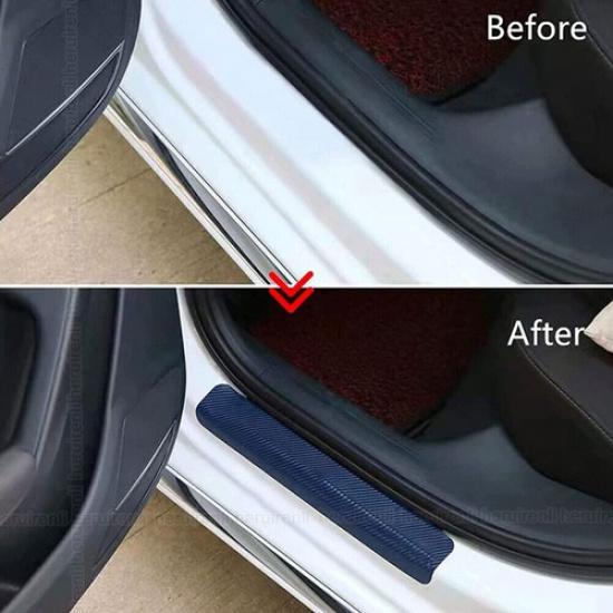Car Protector Strip Sticker Door Plate Sill Scuff Cover Anti-Scratch Accessories