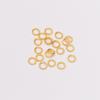 10pcs Ancient Sand Gold Open Ring Through Hole DIY Connection Ring Key Chain Bracelet Necklace Ear Jewelry Pendant