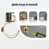 Decorative Towel Hooks With Candle Holder Wall Mounted Hand Towel Ring Heavy Duty Rustic Hook For Dormitory Bedroom Kitchen