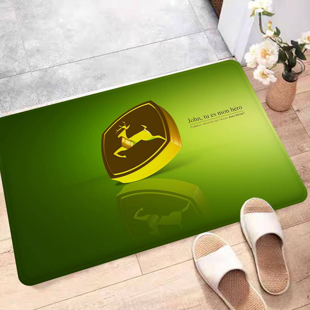 

J-John-Logo-Deeres Anime Room Mats Anti-slip Absorb Water Long Strip Cushion Bedroon Mat Household Carpets 40x60cm