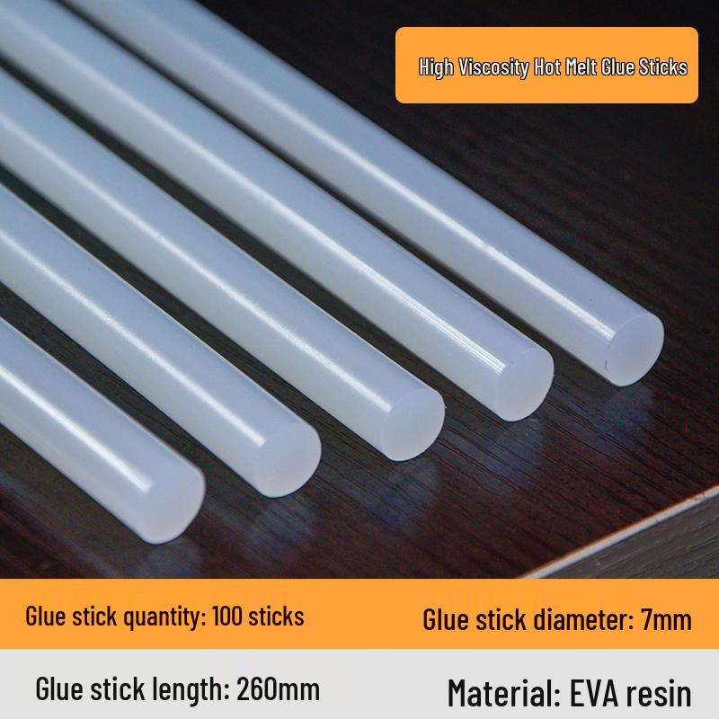 High Viscosity Hot Melt Glue Sticks for Household and Craft - 7mm/11mm Compatible with Glue Guns