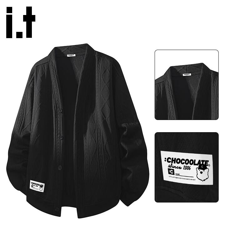 CHOCOOLATEit Men's Autumn/Winter V-Neck Knit Cardigan