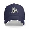 Peeking Dog West Highland White Terrier Baseball Caps Snapback Baseball Hats Breathable Casual Casquette Outdoor Unisex