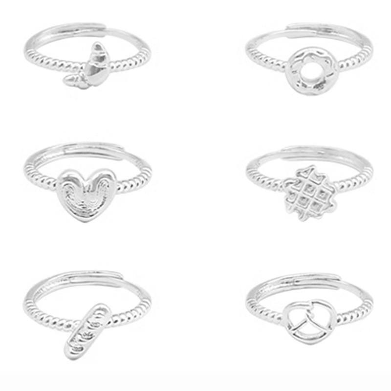Fashionable Womens Adjustable Open Ring In Unique Geometric Shapes With Luxurious Style For Trendsetters