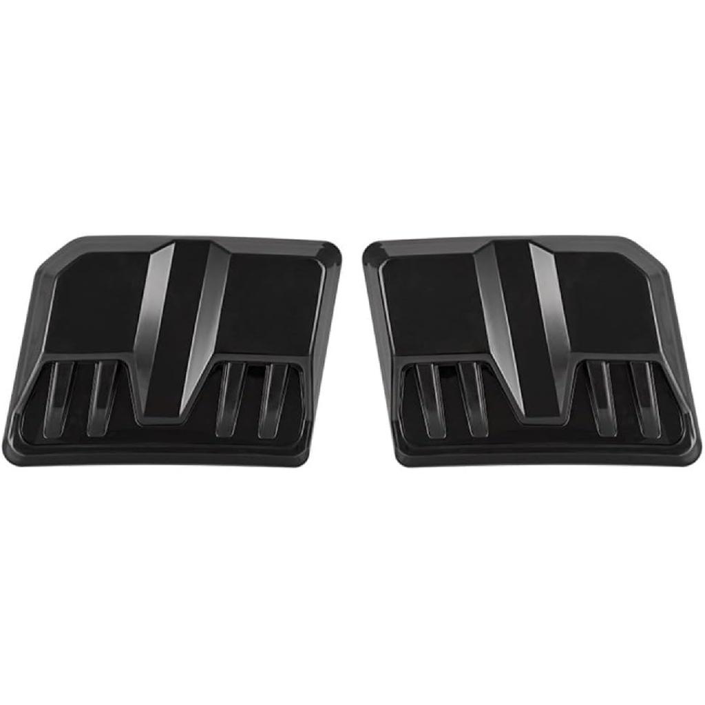 2PCS Universal Car Decorative Air Intake Trim Cover,Hood Air Vent,Air Flow Intake for Car Hood (Black)