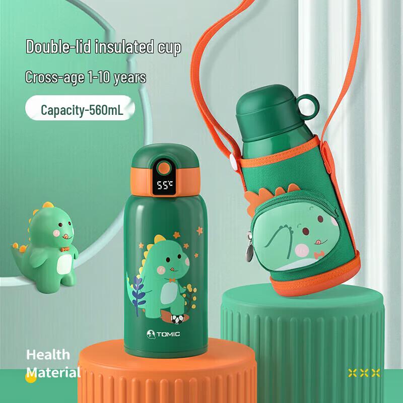 Temix Little Dinosaur 316SS Smart Insulated Straw Cup