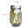 F26C Sprouting Jar with 304 Stainless Steel Screen Lid Wide Mouth Mason Sprouter Germinator for Organic Healthy for Fresh Mung