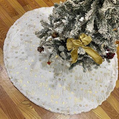 Christmas Tree Skirt Snowflake Decoration Skirt Christmas Decoration Ornament
