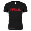 Streetwear Tempo Libero Harajuku Maglietta Top Alfabeto Interesse I Love Anal Maglietta Unisex Fresca Maglietta Battito Cardiaco Maglietta Oversize