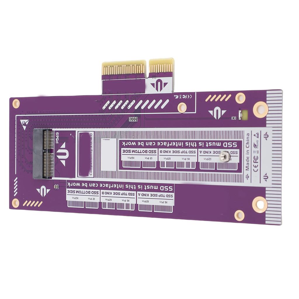 PCIE 5.0 X4 SSD 12 16pin Adapter Card Fit for Air A1465 A1466 2013 to 2017 Anti Interference NVMe PCIe Adapter