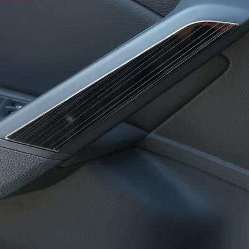 Car Trim Door Inner Stainless Steel For Volkswagen VW Passat B8 2016 2017 2018  Handle Armrest Handrail Frame Panel