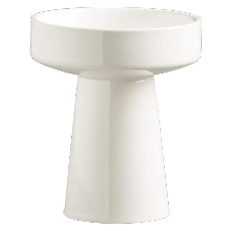 Keramik Hochfuß Dessertschale Dessertteller Eisbecher Haushalt Trockenfruchtschale Hotel Restaurant Yijing Geschirr