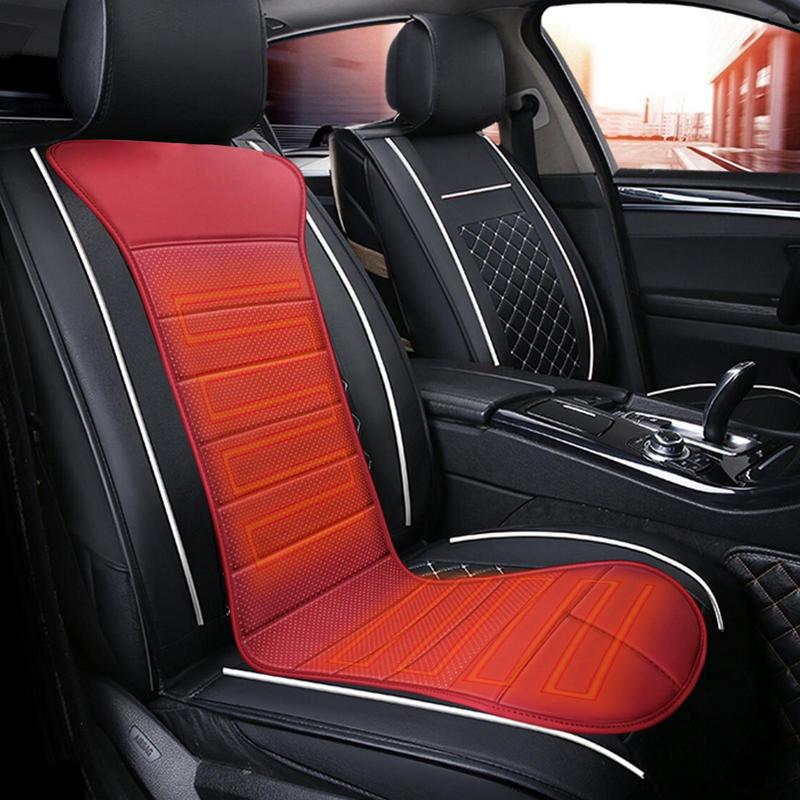 Winter Car Seat Cover Winter Auto Seat Heating Cover Ergonomic Design Winter Accessory For SUV Small Car RV And Sedan