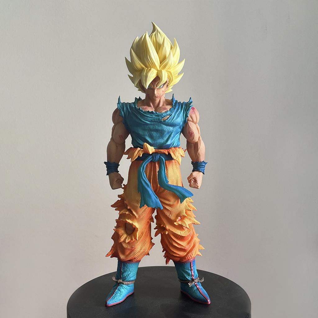 Anime 28cm Son Goku Karakter Goku Super Saiyan 1 Actiefiguur PVC Model Standbeeld Bureau Decoratie Verzamelspeelgoed C