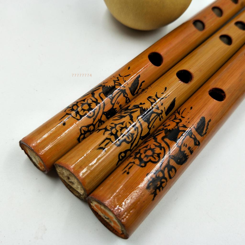 Traditional 6 Hole Bamboo Flute Clarinet Student Musical Instrument Wood AU Musical Instruments Flute