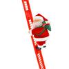 Santa Claus Doll Climbing Ladder with Music Christmas Tree Ornaments Decorations For Home Navidad New Year Kids Gift