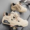 Men's Shoes Spring and Autumn Niche High-end Leather Board Shoes Men's Versatile Sports and Leisure Shoes Men's Platform Dad Trendy Shoes