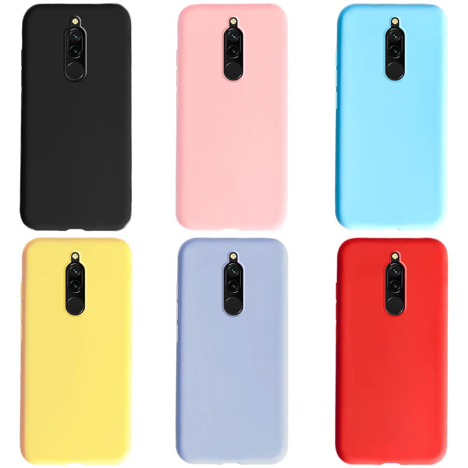 For Xiaomi Redmi 8 Case Soft TPU Candy Color Matte Cover Silicone Case For Xiaomi Redmi8 Redmi 8 Back Shell Cover Coque Bumper