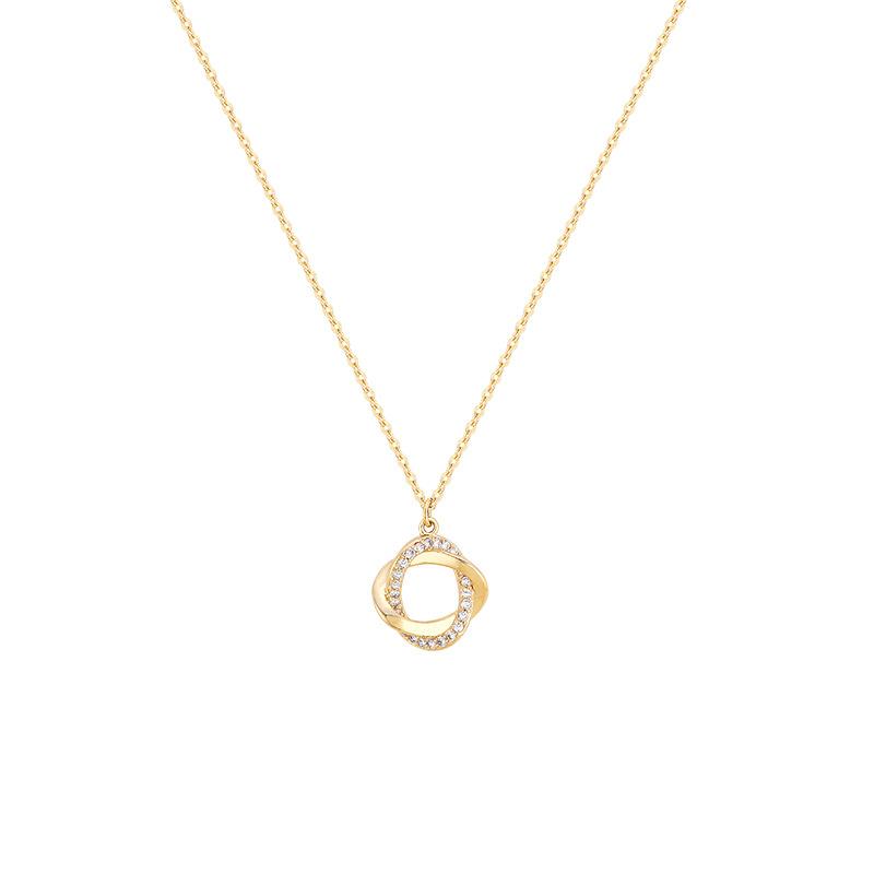 Light Luxury Diamond Inlaid Collarbone Chain Elegant Necklace Trendy Versatile Accessory