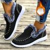 Winter Women's -Lined Casual Slip-On Warm Shoes, Women Shoes, Sneakers