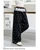 Girls' Quick-Dry Wide-Leg Ice Silk Pants with Bow Knot - Mosquito Repellent, Cool & Breathable Summer Casual Pants for 2026