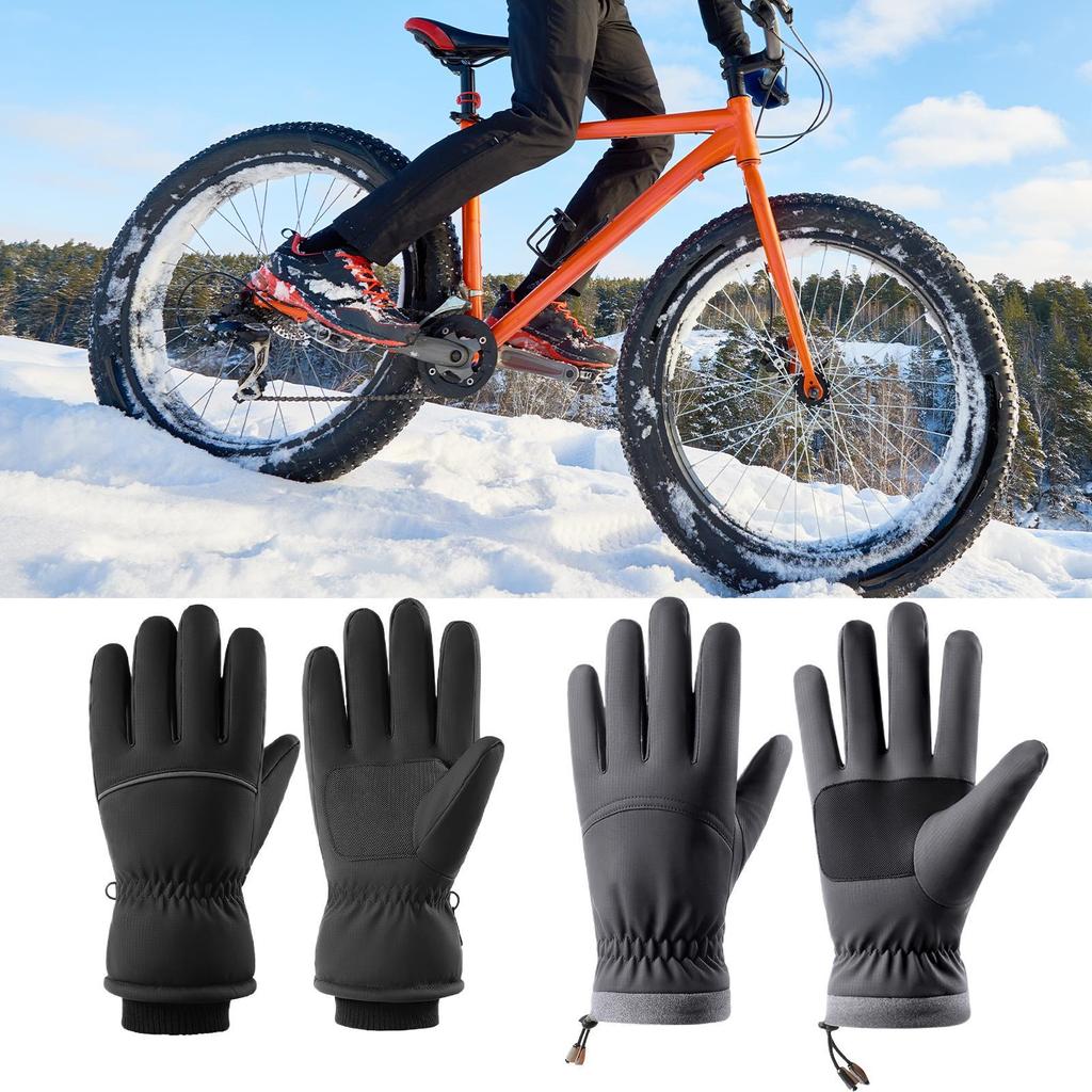 Snowboarding Gloves Breathable Snow Mittens Weatherproof 5-Finger Gloves For Outdoor Sports Winter Cycling Snowboarding Skiing