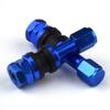 TR43E Aluminum Alloy Tubeless Tire Valve Stems 4PCS Durable Airtight Wheel Air Valves for Cars SUVs and Light Trucks Set Valve Stems 1