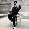 Boys Casual College Style Two Piece Sweatshirt Set