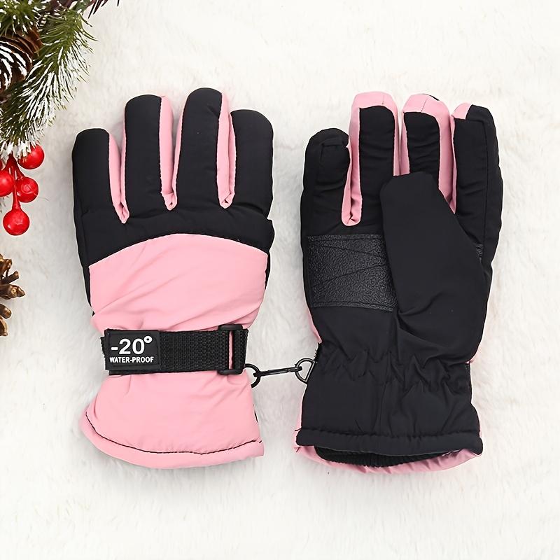 [Non-slip] Children's Ski Gloves | A Pair | Thickened Non-slip | Winter Outdoor Sports and Cycling | Suitable for Children Over 3 Years Old