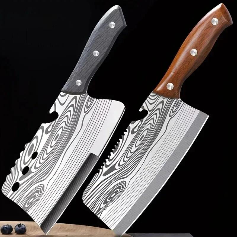 High Hardness Sharp Cutting Knife, Chopping Knife, Kitchen Tool, Chef's Special Dual-purpose Knife, Cutting Meat and Vegetables