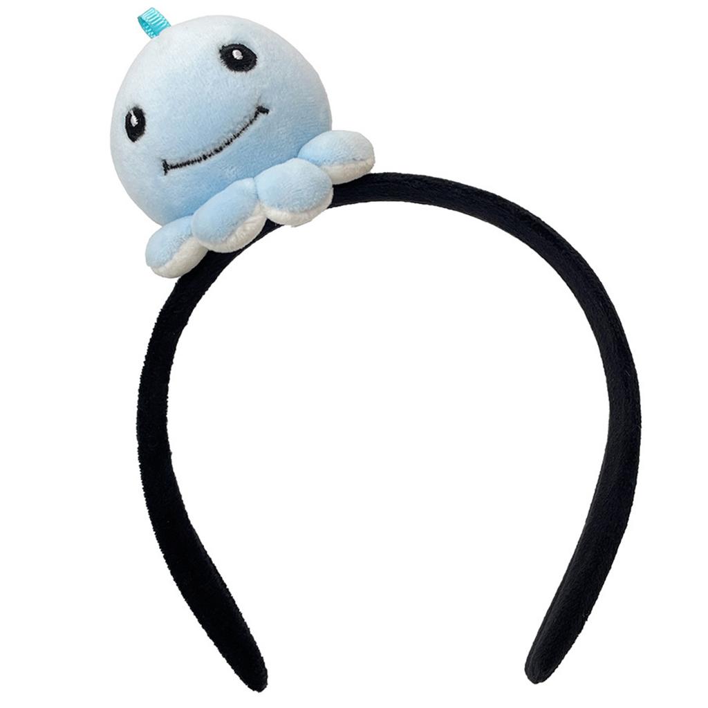 Liebliches Marine-Thema Plüsch Stirnband Cartoon Haarreif Damen Gesicht Waschen Haarband Geburtstags Kopfschmuck Party Accessoires