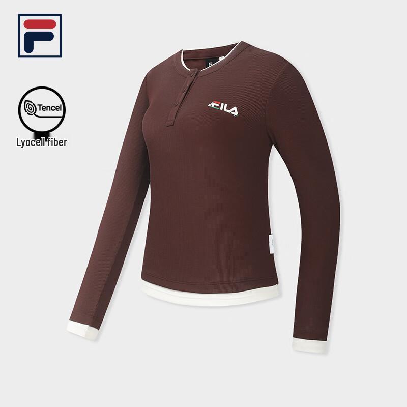 Fila Women's Slim-Fit Knit Long Sleeve T-Shirt
