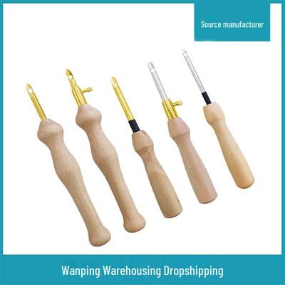 Russian Punch Needle Yarn & DIY Embroidery Tool for Cross Stitch & Coarse Weaving