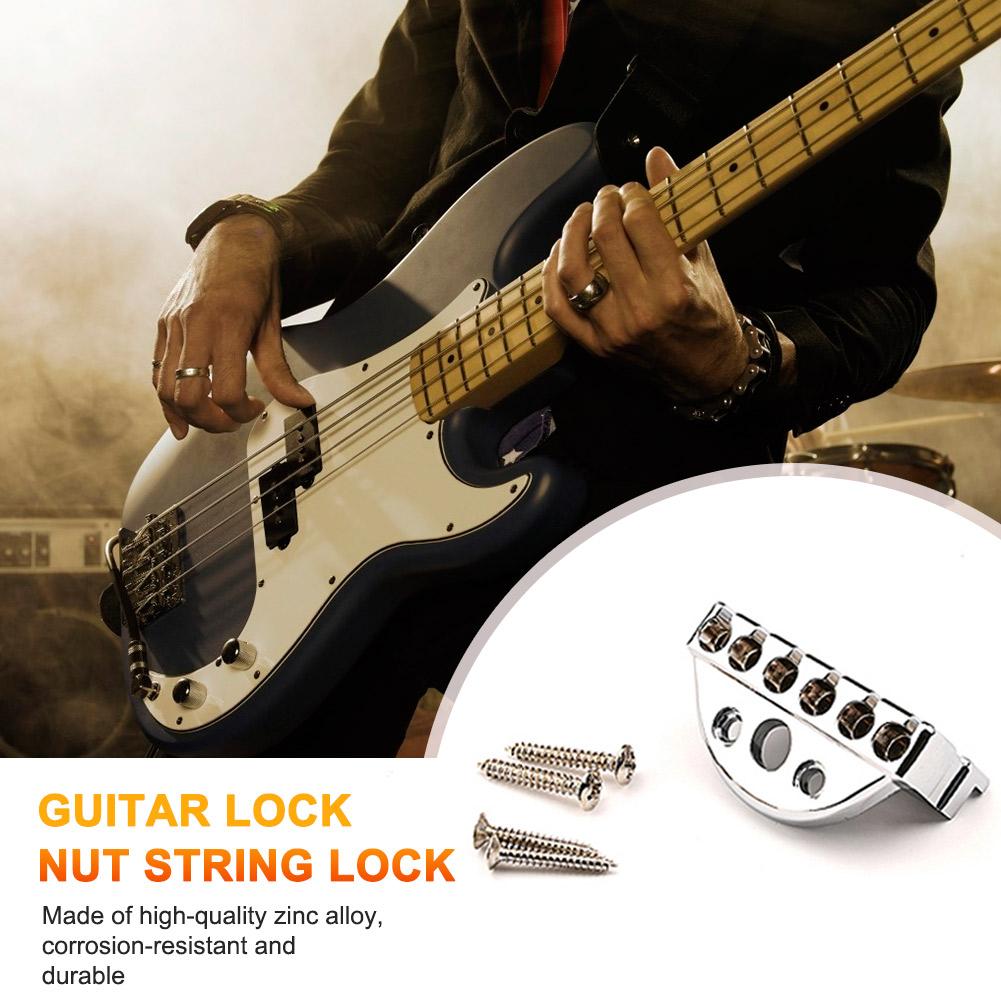 Buy Electric Guitar Locking Nut String Lock with Screws Guitar Parts ...